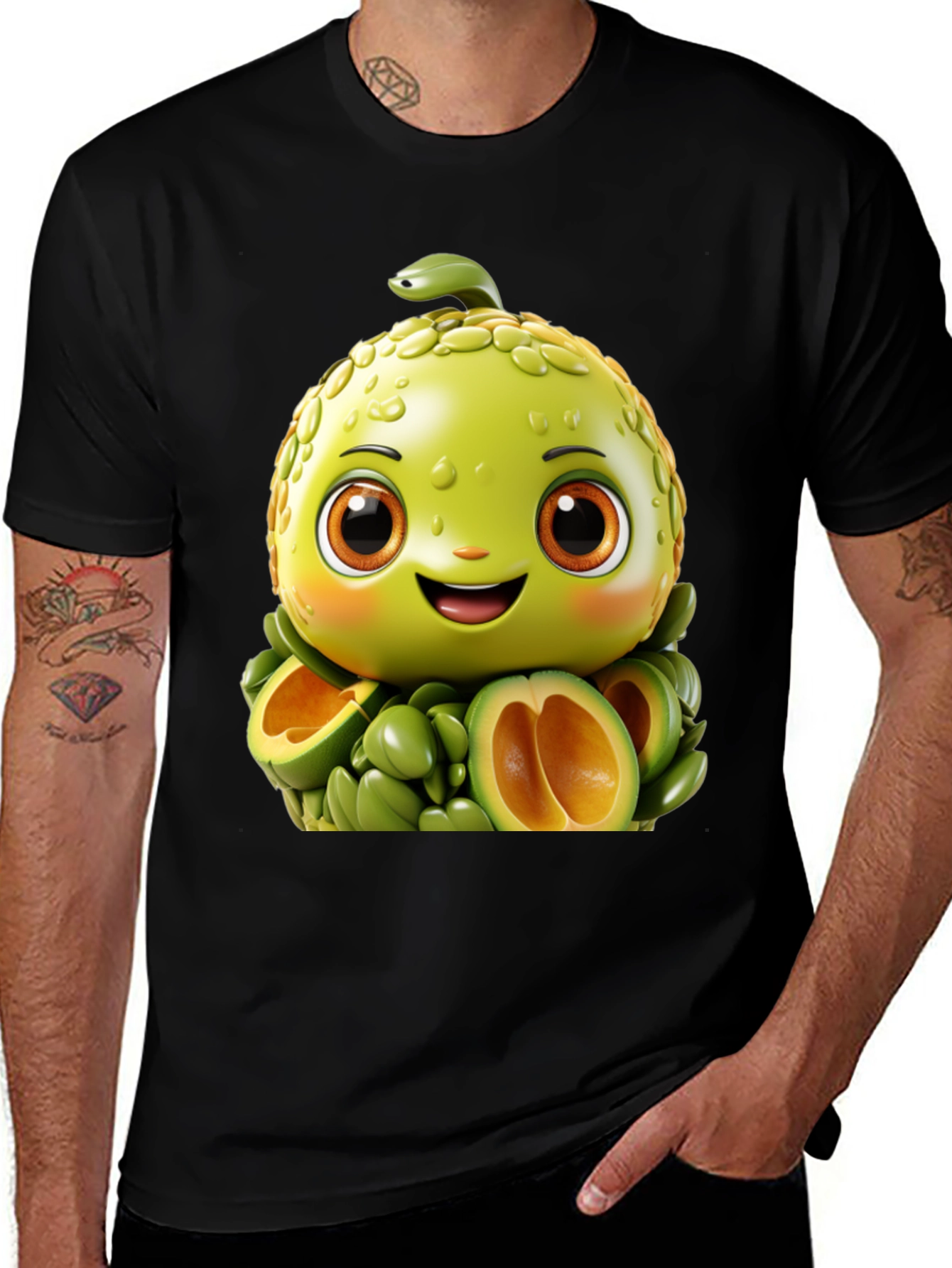 Variant 19 of Avocado Character T-Shirt