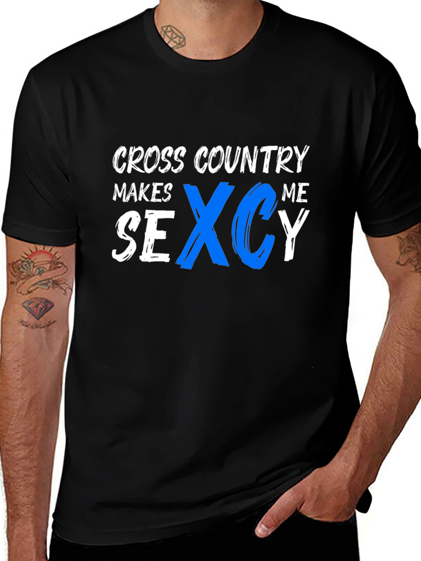 Variant 20 of Cross Country Makes Me Sexy T-Shirt