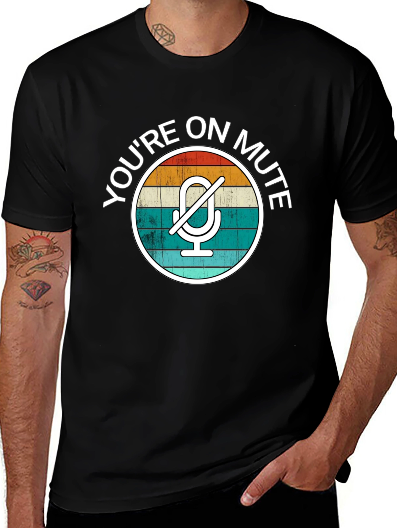 You're on Mute Graphic T-Shirt - Retro Style