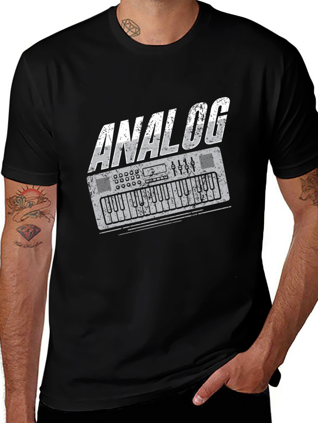 Variant 17 of Analog Synth T-Shirt - Musician Gift
