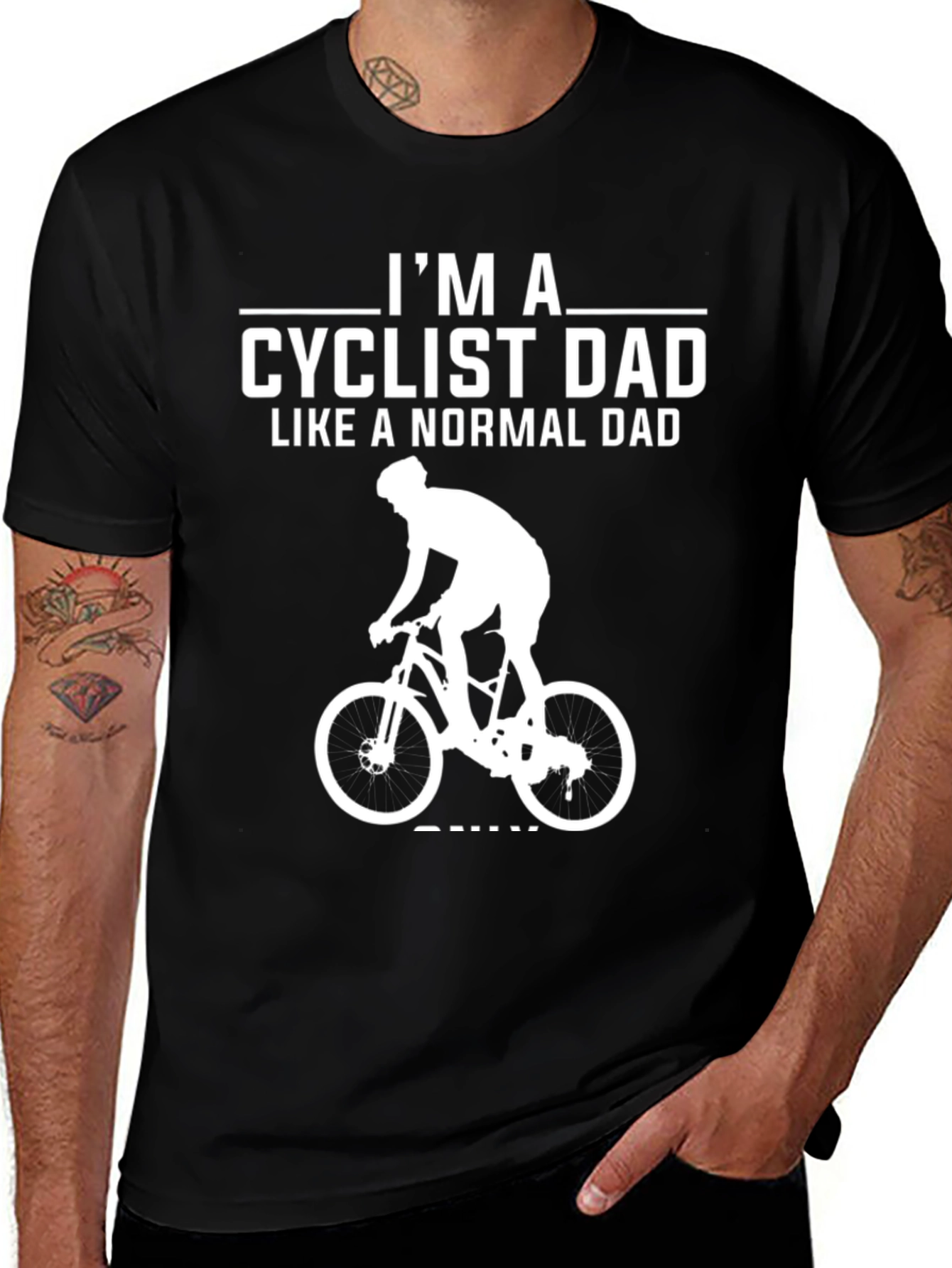 Variant 24 of Cyclist Dad T-Shirt - Normal Dad Graphic Tee