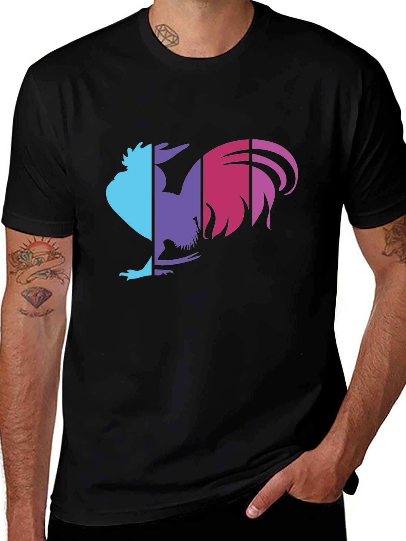 Variant 12 of Rooster Graphic Tee - Bold & Unique Design