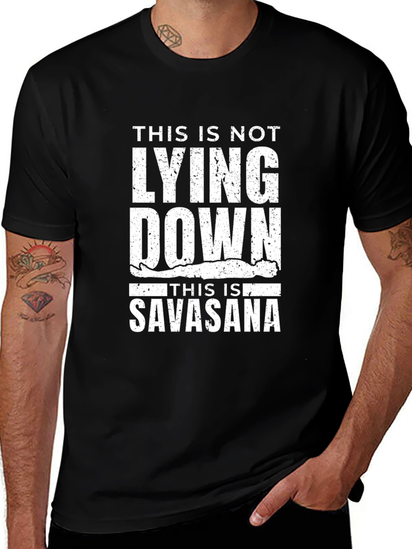 Variant 9 of Yoga Savasana T-Shirt - Funny Relaxation Tee
