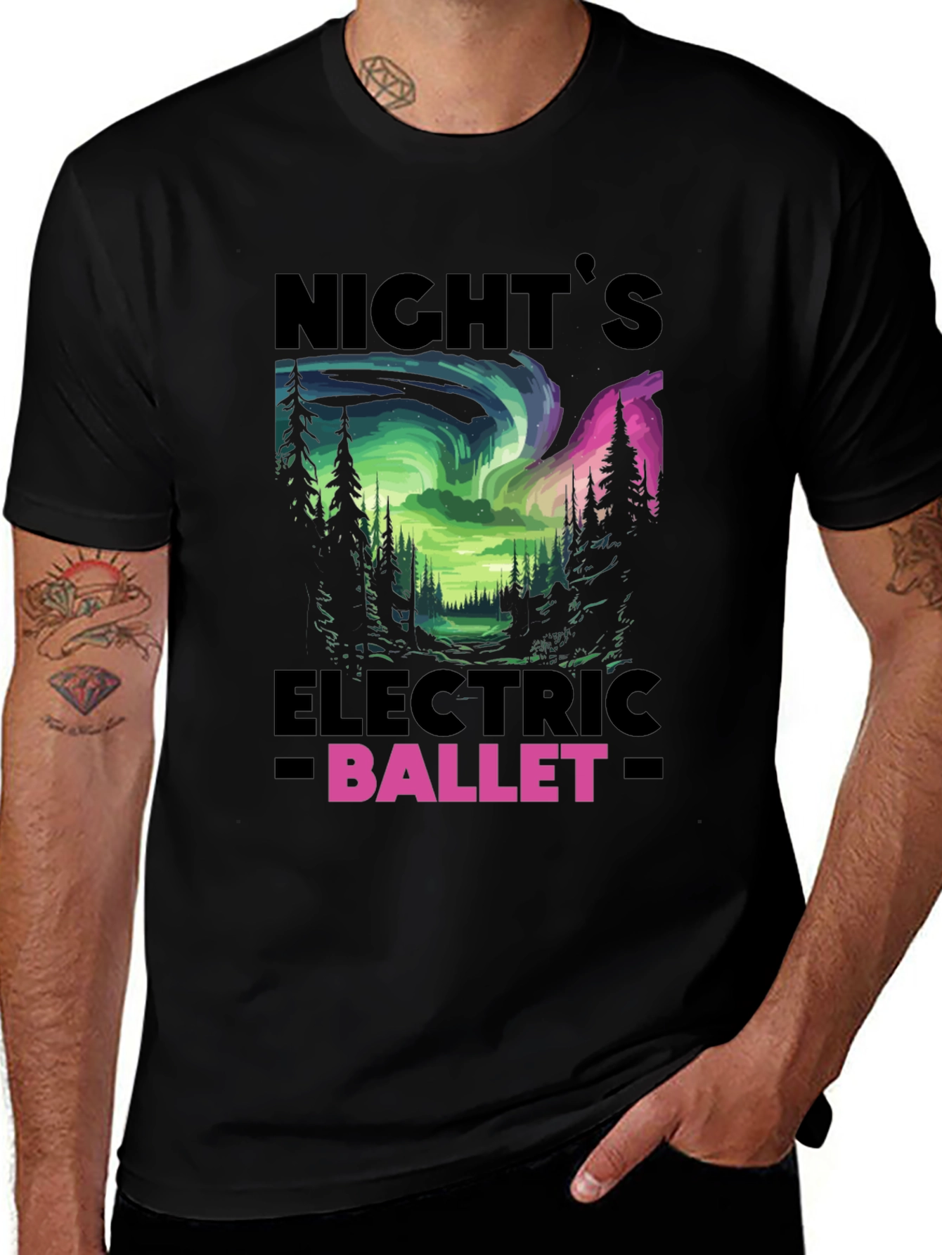 Night's Electric Ballet Graphic Tee