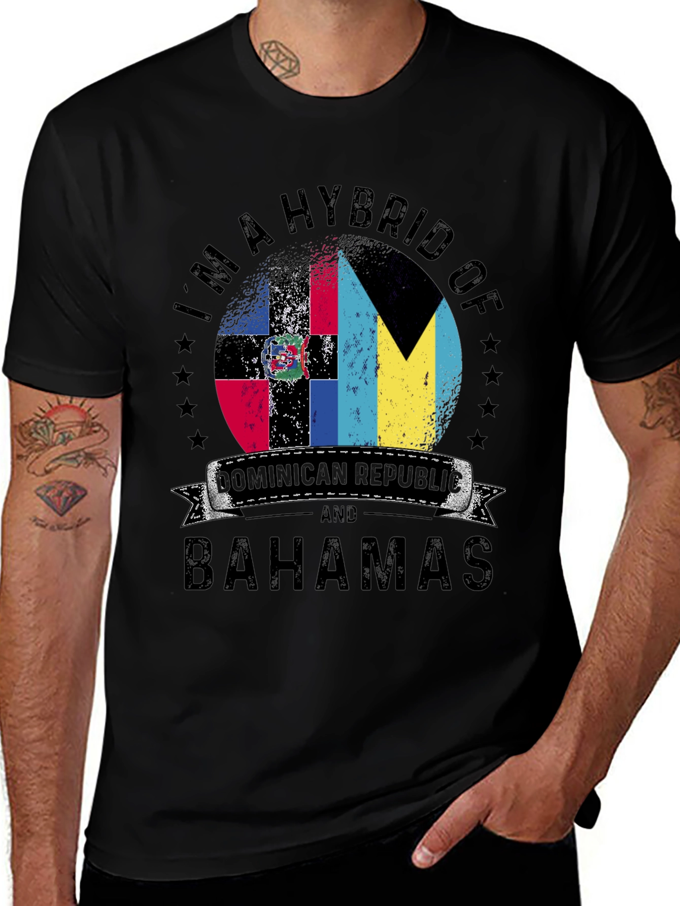 Hybrid Dominican Republic & Bahamas T-Shirt