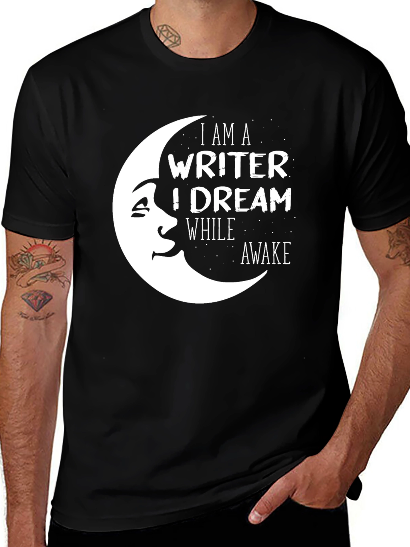 Variant 16 of Writer's Dream Black T-Shirt