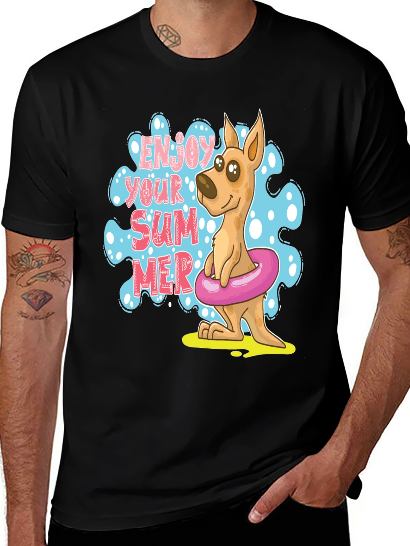 Variant 4 of Enjoy Your Summer Dog T-Shirt
