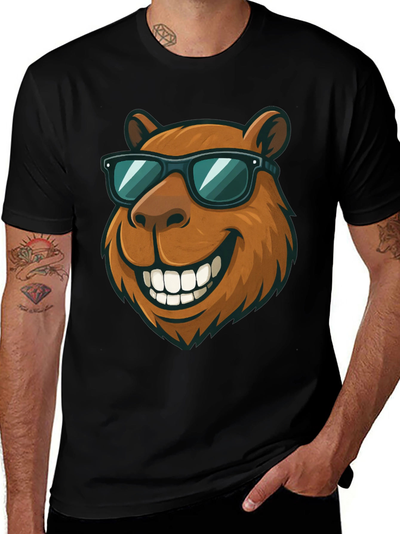 Variant 29 of Cool Beaver Graphic Tee