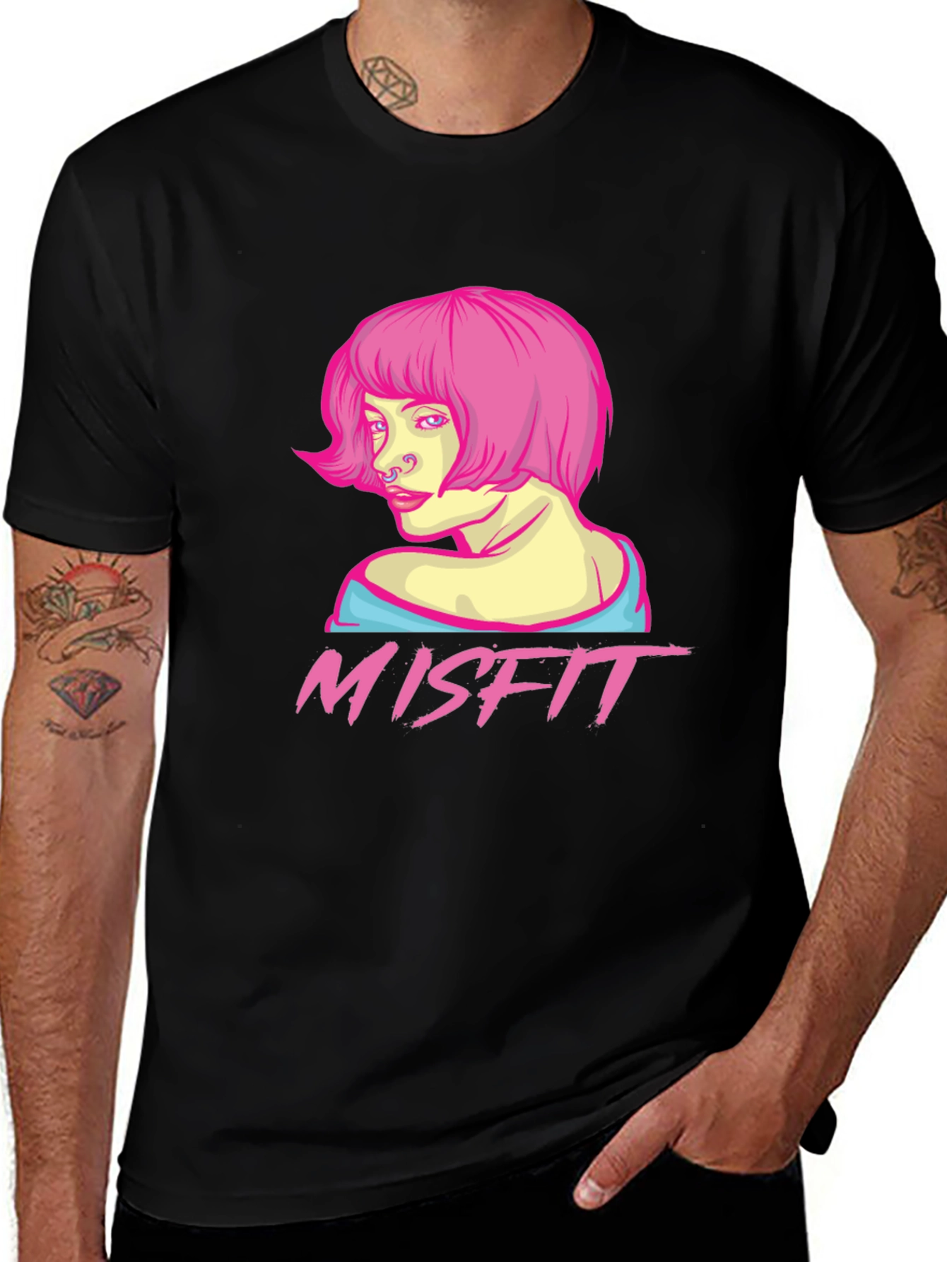 Misfit Graphic Tee - Punk Girl Style
