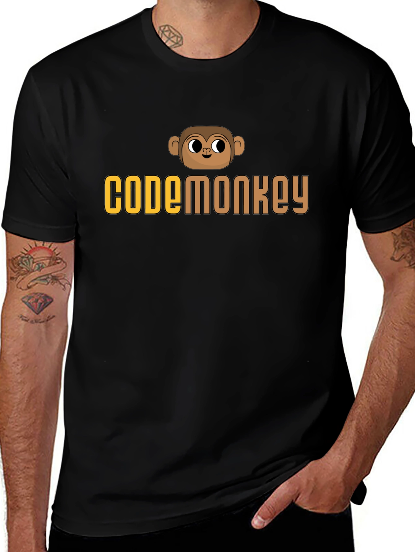 Code Monkey Graphic Tee - Programmer Gift