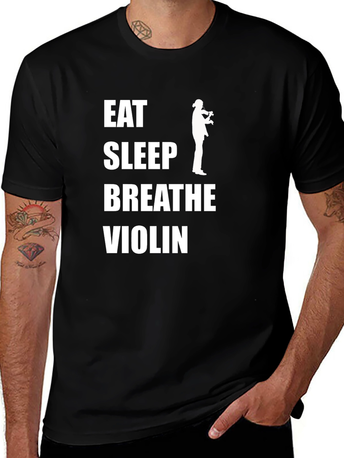 Variant 19 of Eat Sleep Breathe Violin T-Shirt