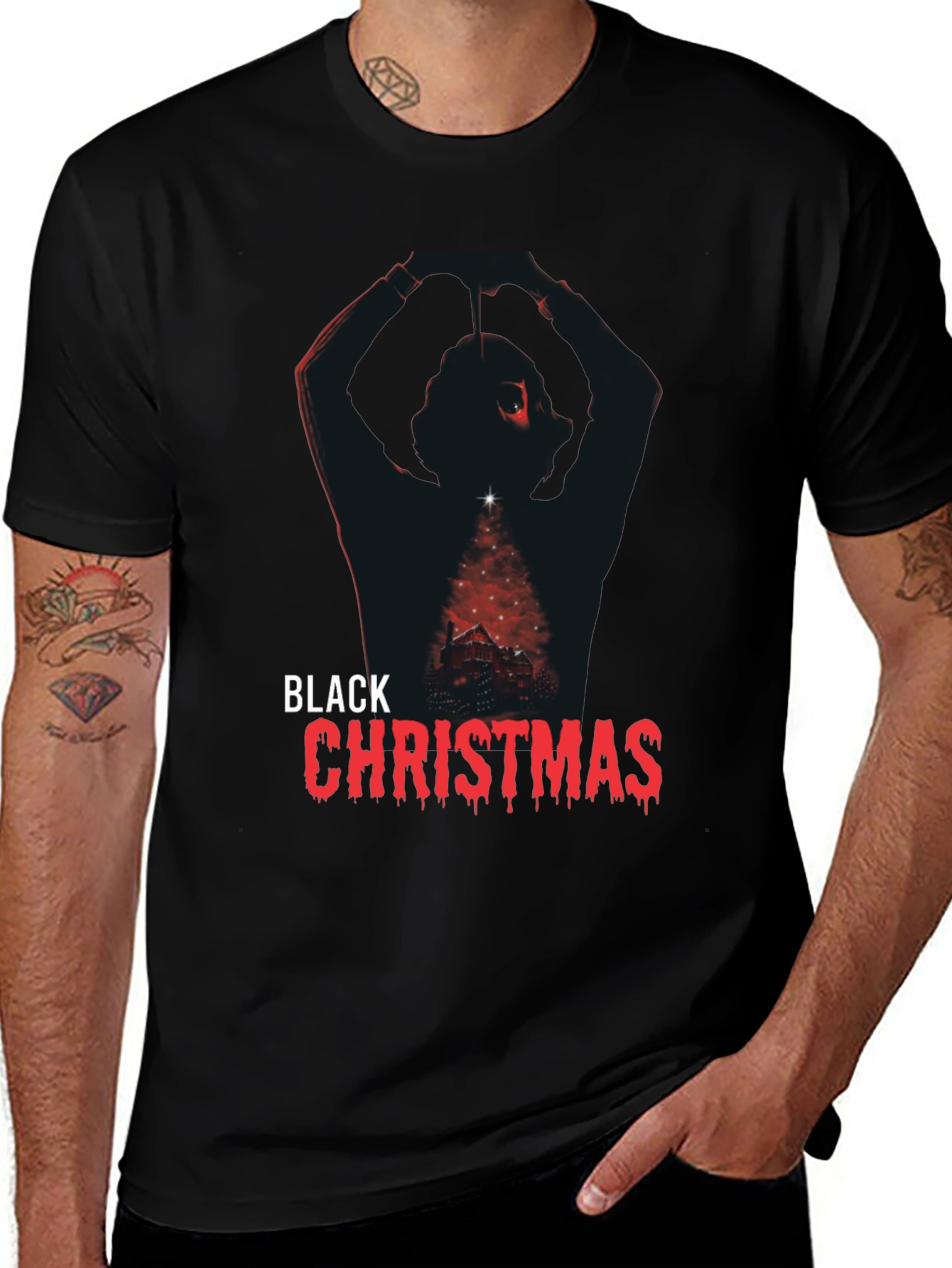 Variant 20 of Black Christmas Graphic T-Shirt