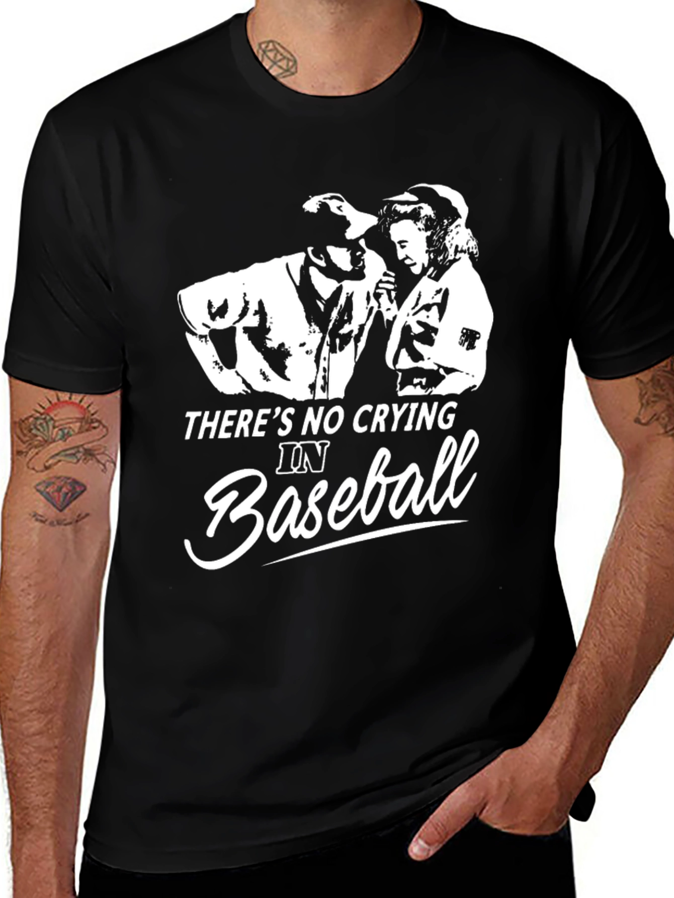 Variant 24 of There's No Crying in Baseball T-Shirt