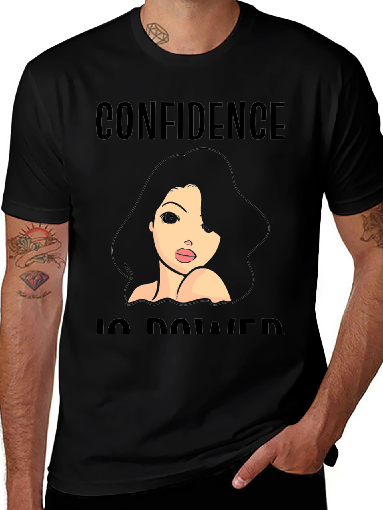 Variant 28 of Confidence is Power Graphic T-Shirt