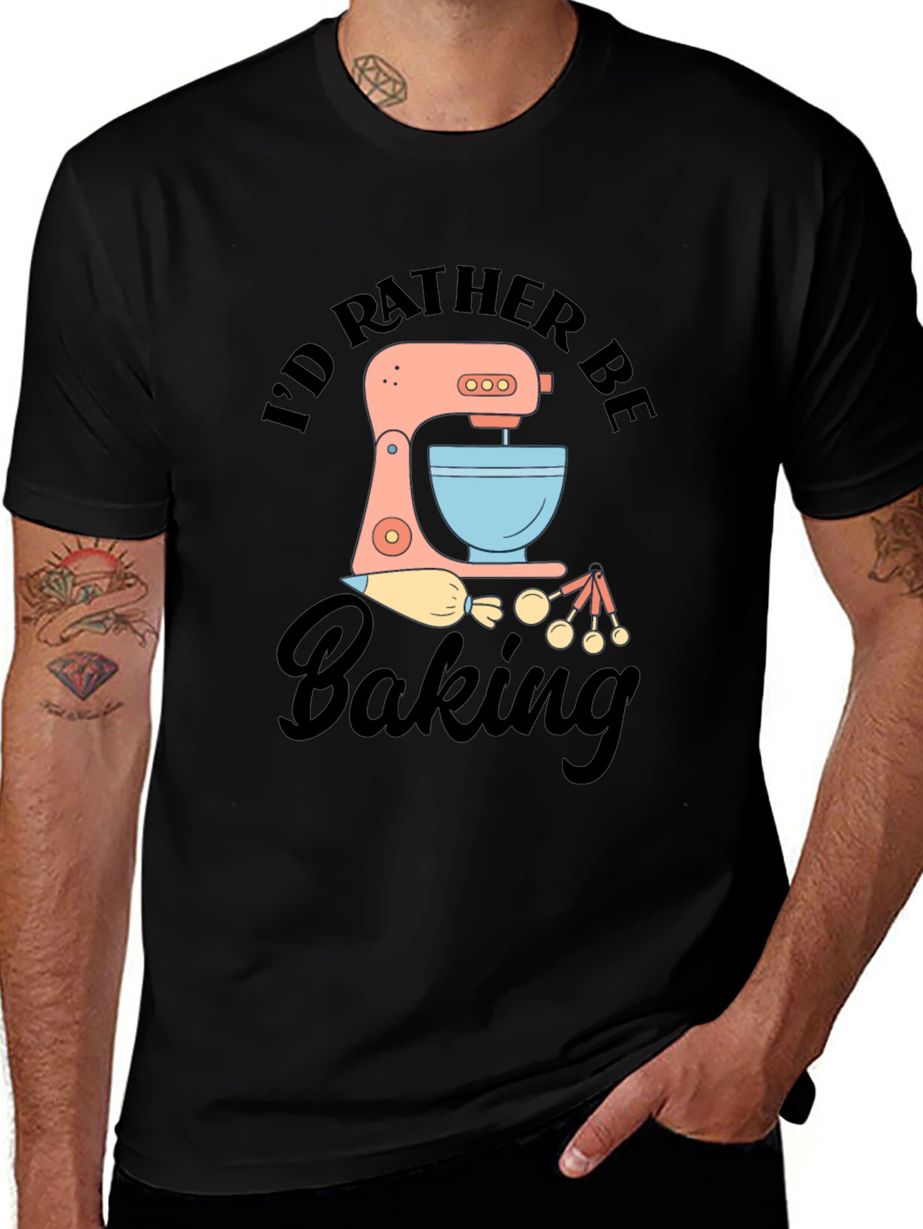 Variant 15 of I'd Rather Be Baking T-Shirt