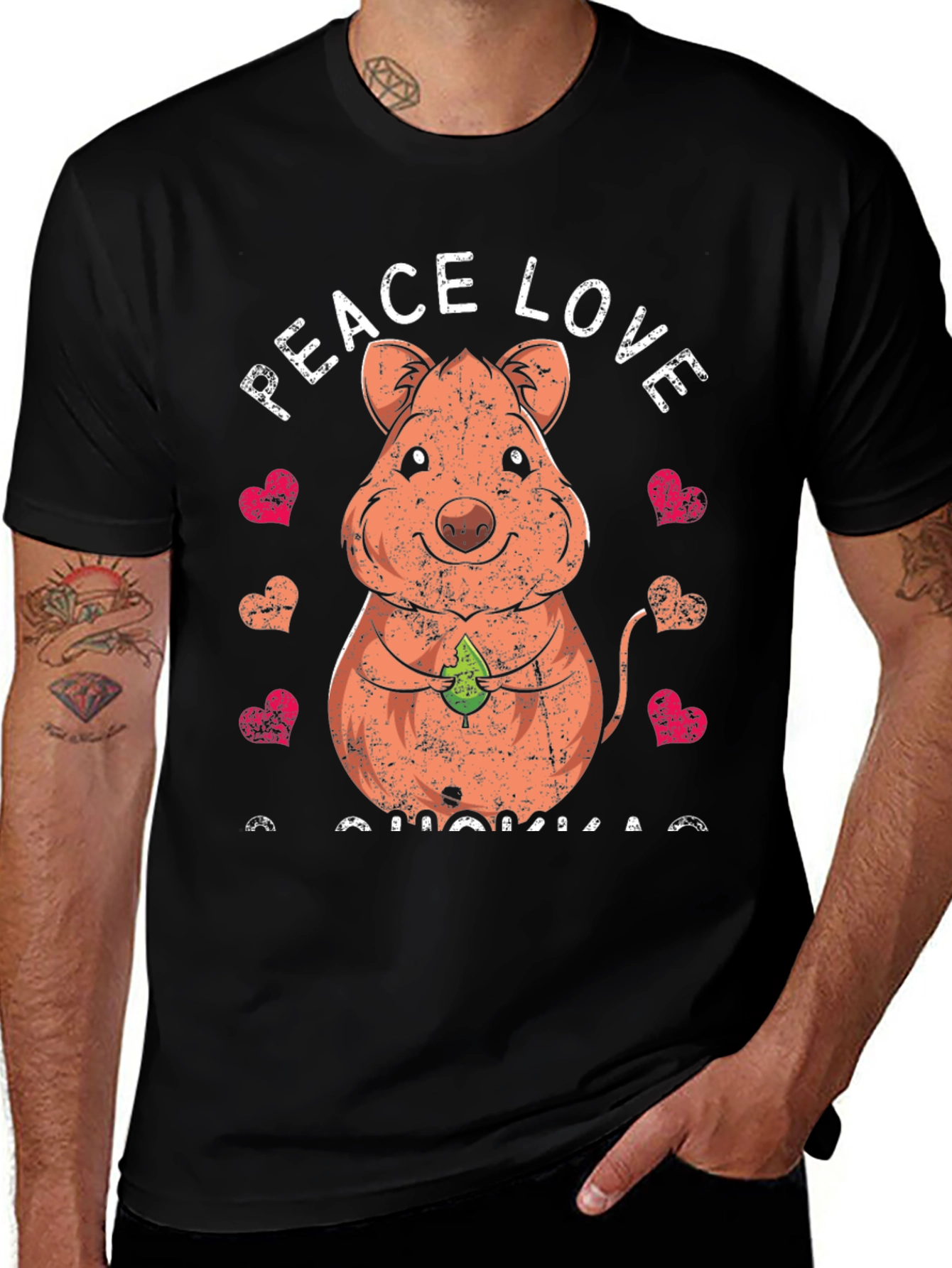 Variant 30 of Peace Love Quokka T-Shirt
