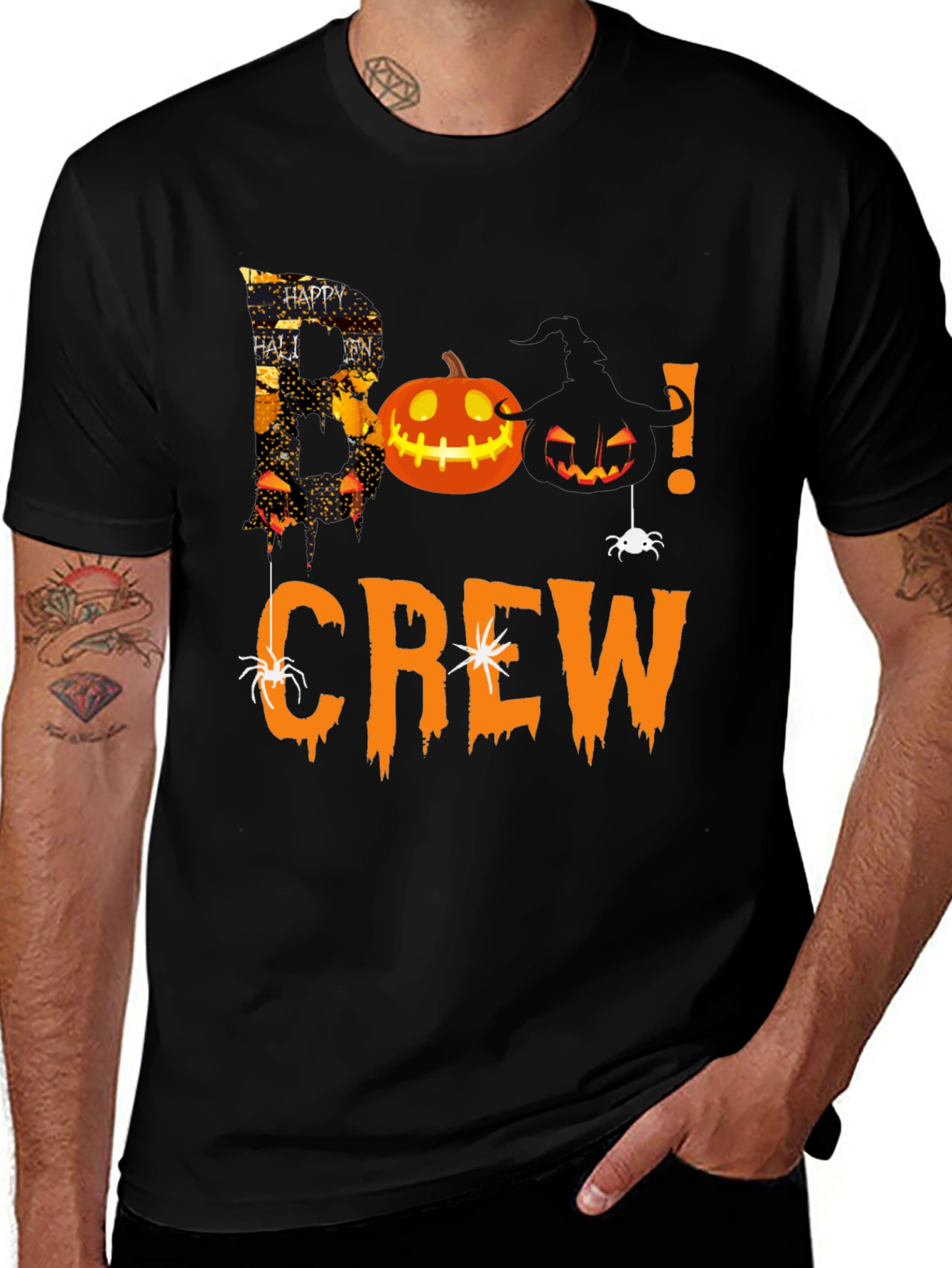 Boo Crew Halloween T-Shirt - Spooky Season Apparel