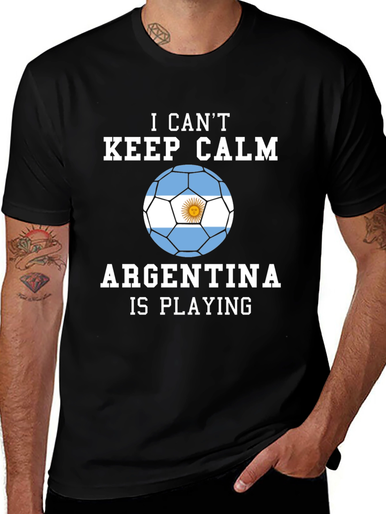 Argentina Soccer Fan T-Shirt - Keep Calm!