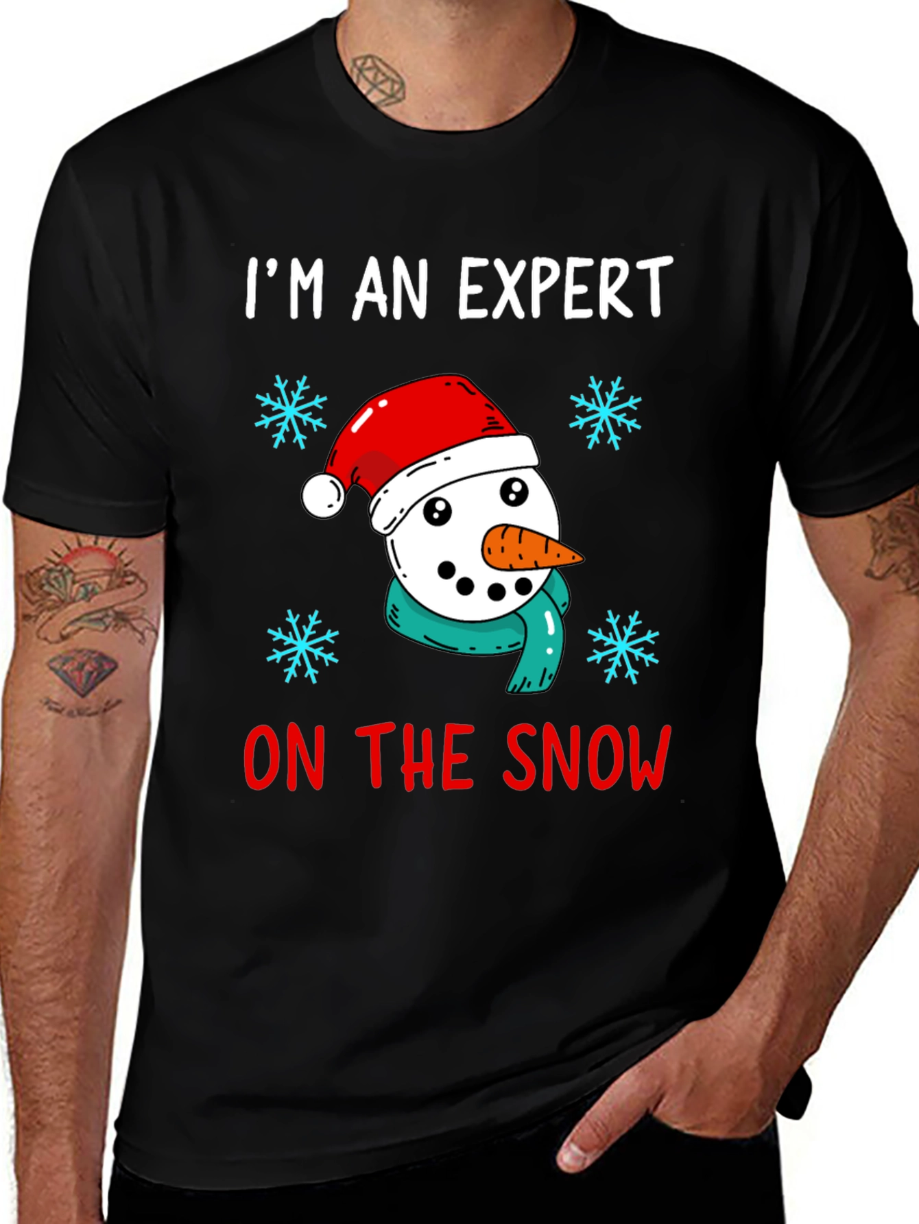 Variant 16 of Snow Expert T-Shirt Funny Holiday Tee