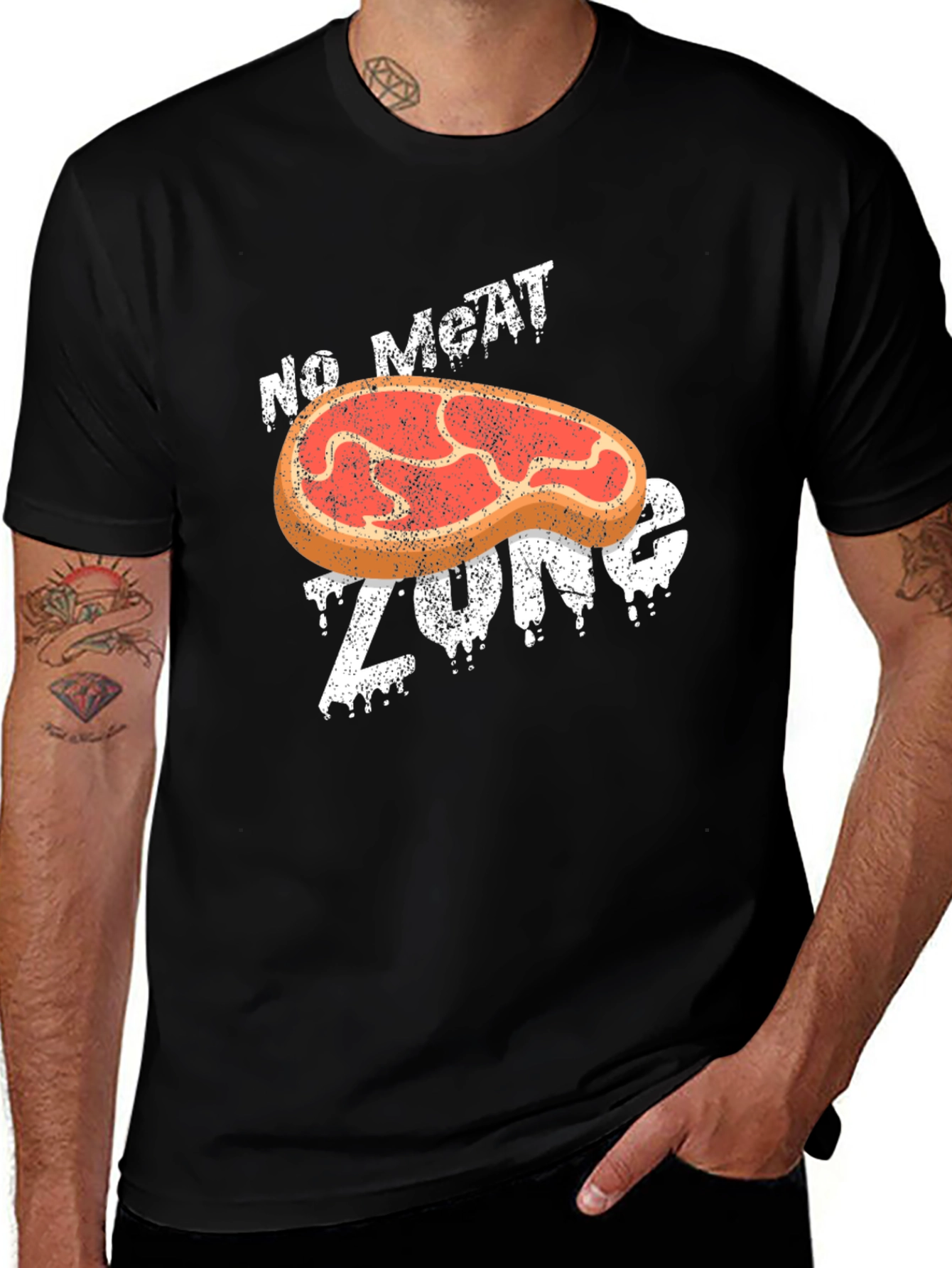 Variant 16 of No Meat Zone Graphic Tee
