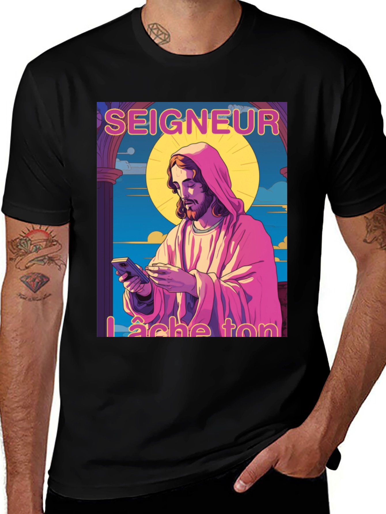 Seigneur T-Shirt - Modern Jesus Graphic Tee