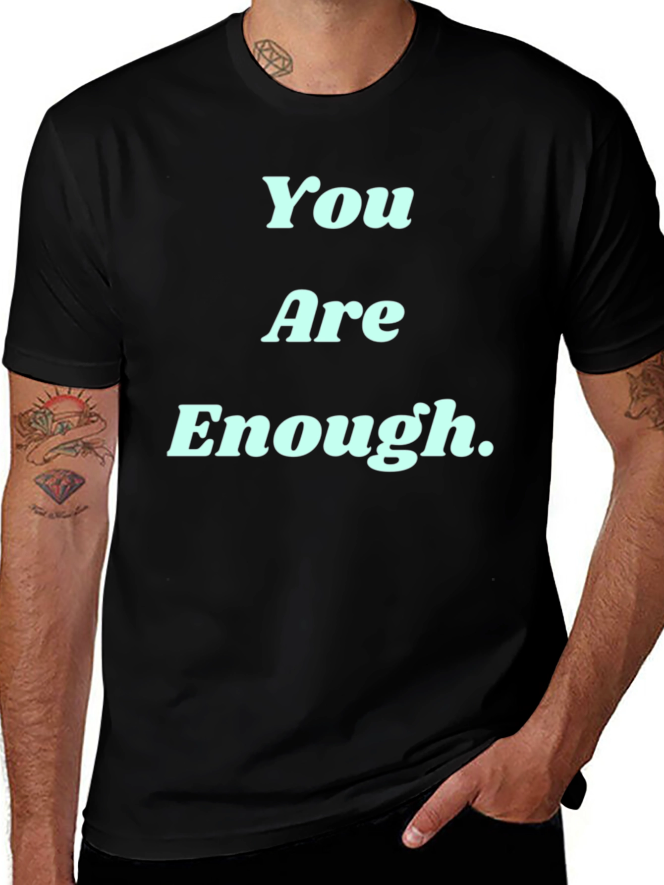 Variant 29 of You Are Enough Graphic Tee - Motivational T-Shirt