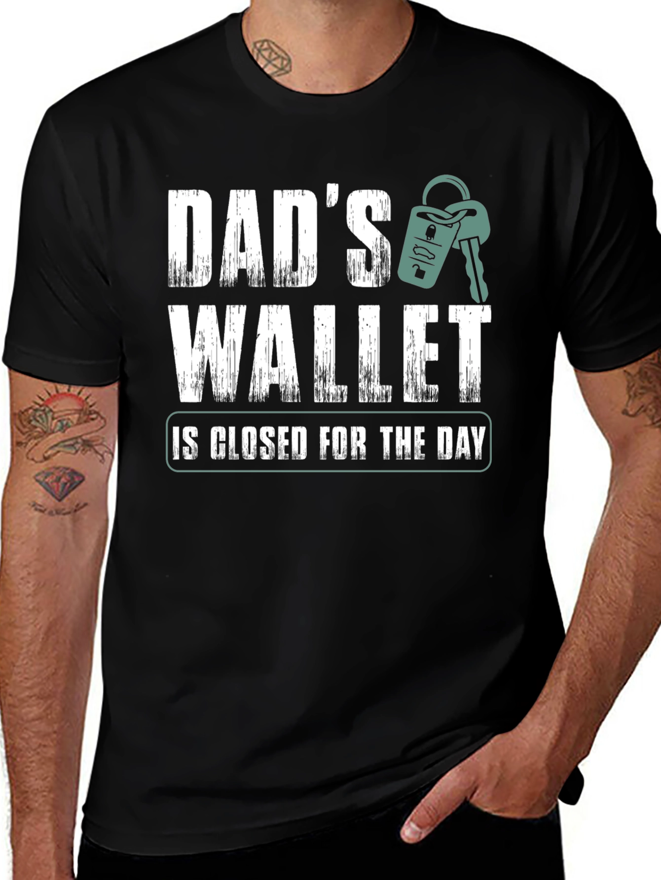 Variant 30 of Dad's Wallet Closed T-Shirt Funny Father's Day Gift