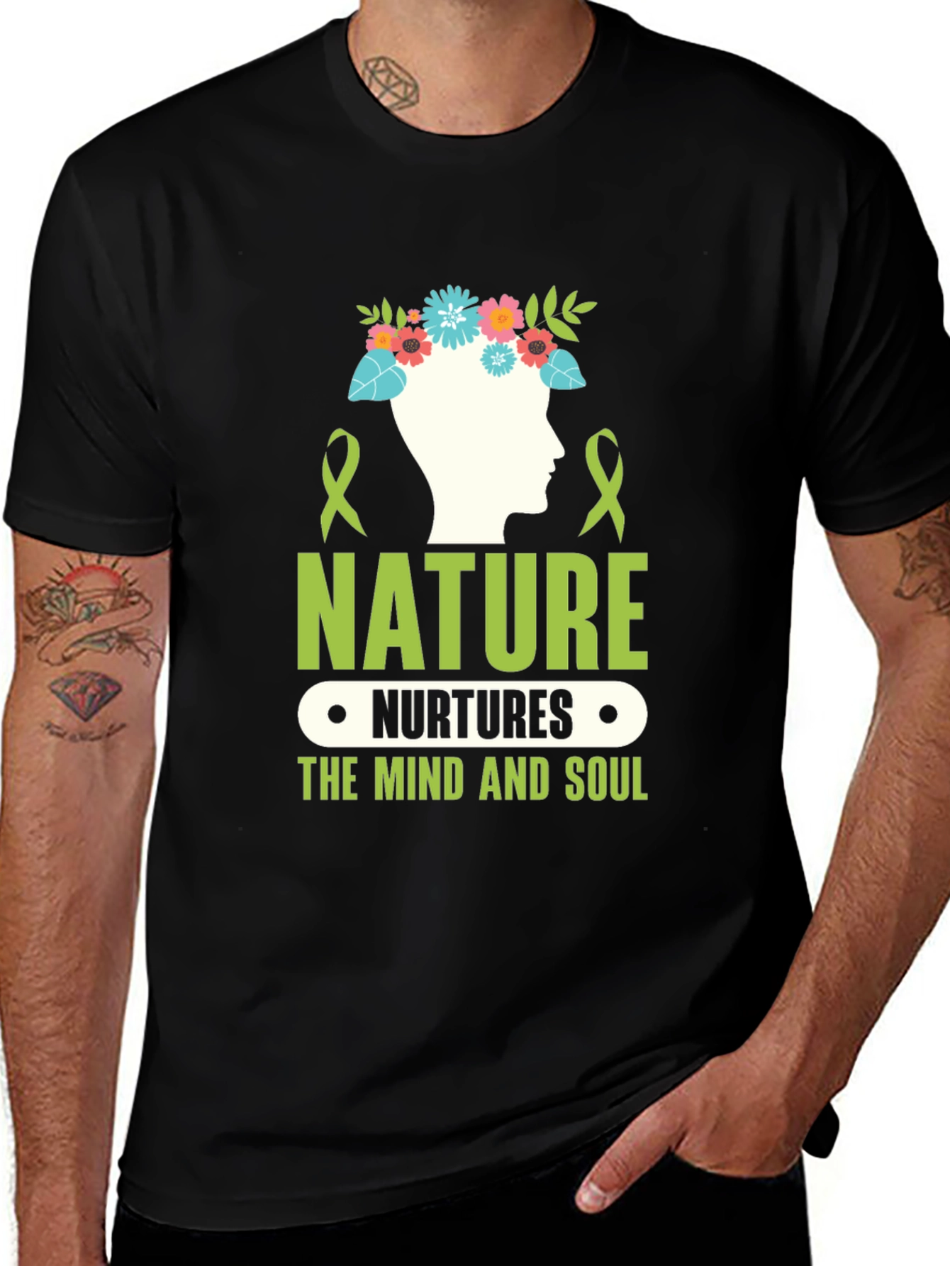 Variant 5 of Nature Nurtures Mind & Soul T-Shirt