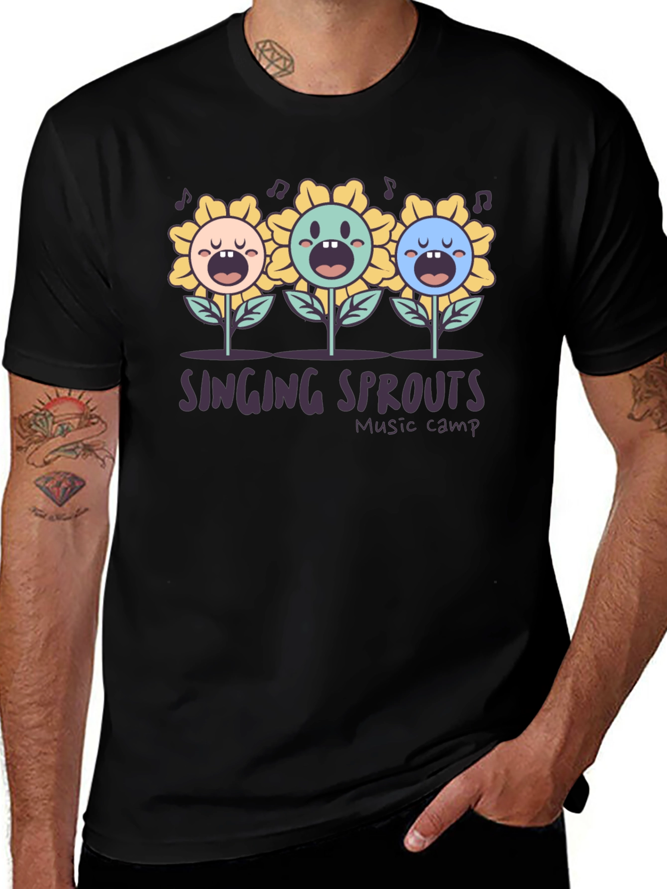 Variant 6 of Singing Sprouts Music Camp T-Shirt