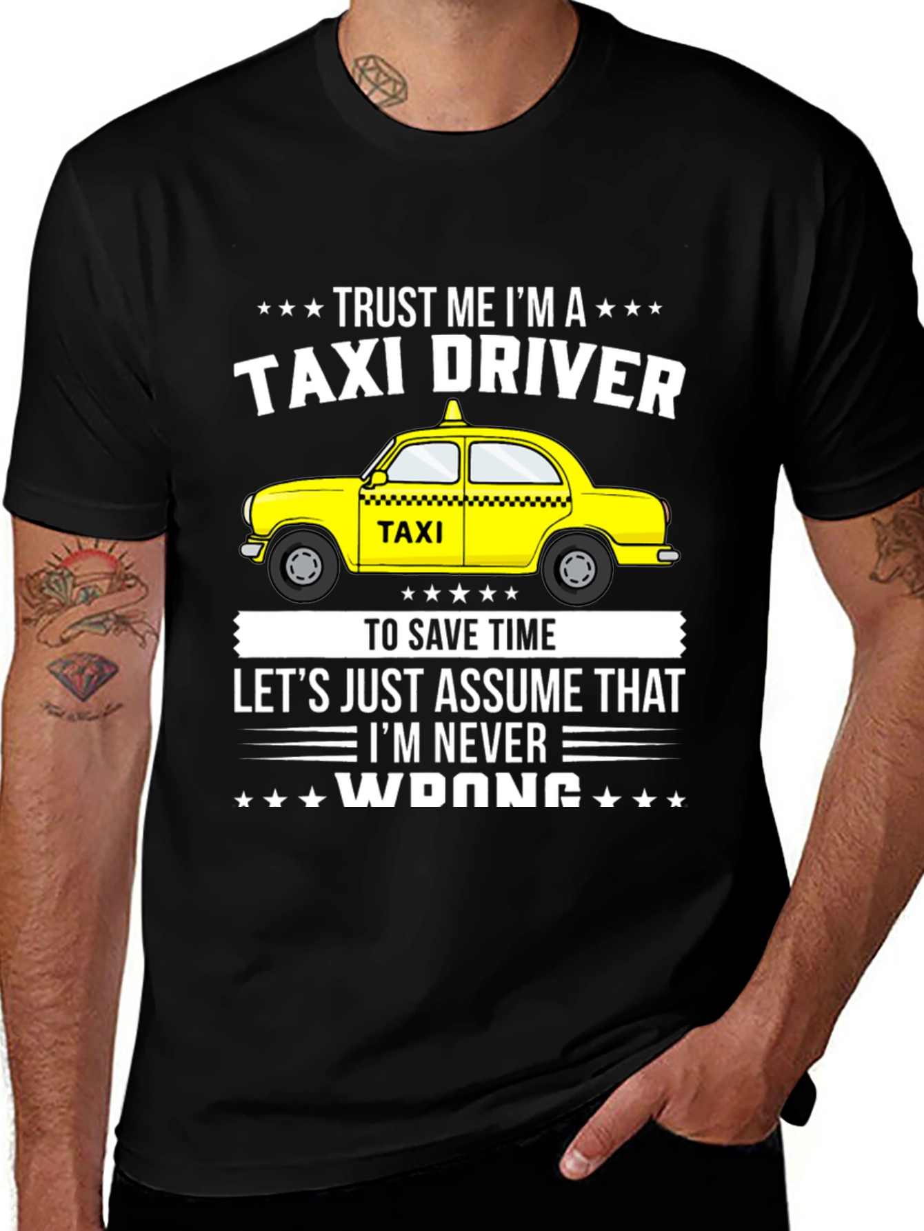 Variant 19 of Trust Me I'm A Taxi Driver T-Shirt