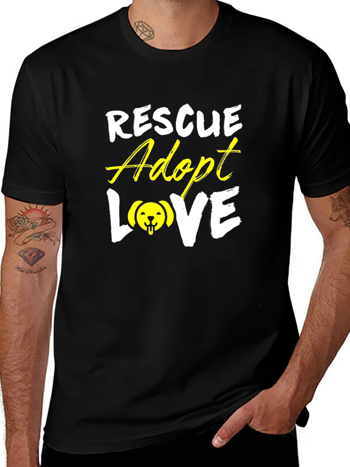 Variant 30 of Rescue Adopt Love T-Shirt