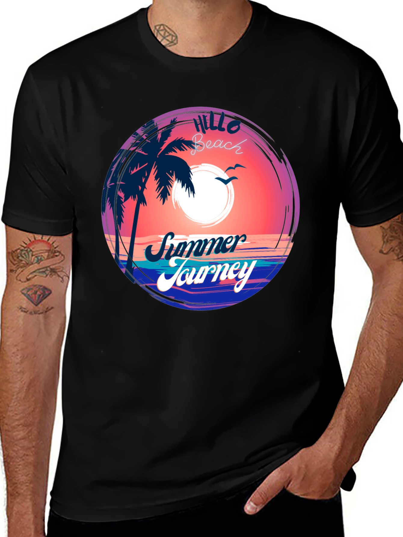 Variant 11 of Summer Journey Beach Graphic Tee