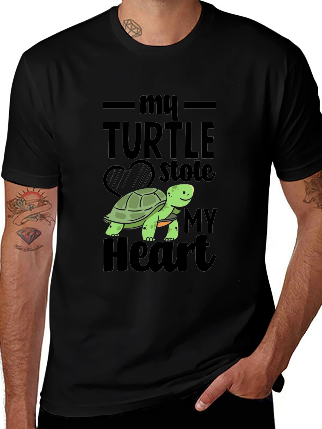 Variant 28 of Turtle Heart Stealer T-Shirt
