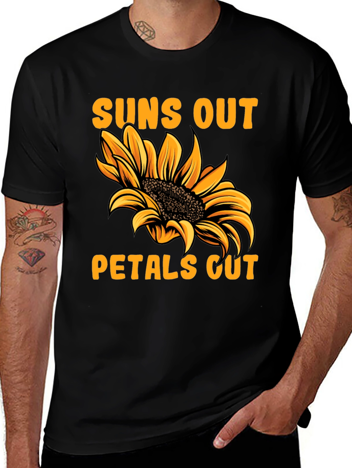Variant 5 of Suns Out Petals Out Sunflower Graphic Tee