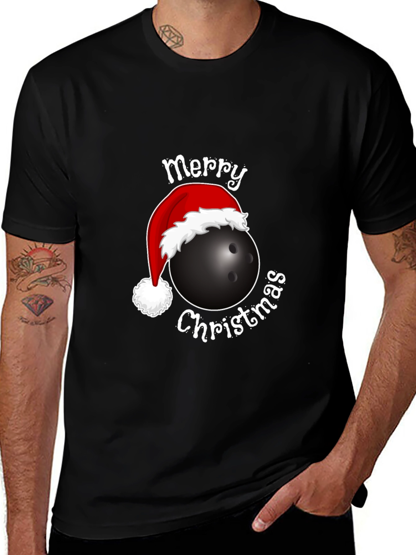 Variant 29 of Bowling Merry Christmas T-Shirt
