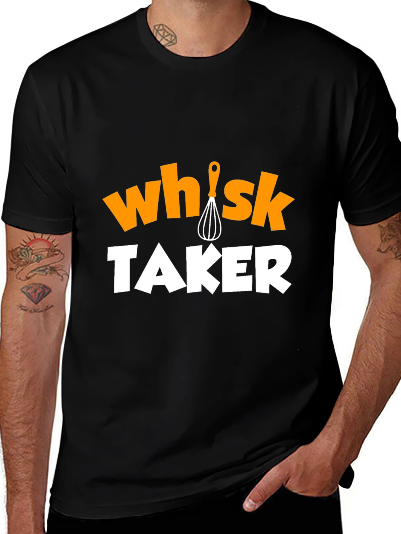 Variant 27 of Whisk Taker Black Cotton T-Shirt