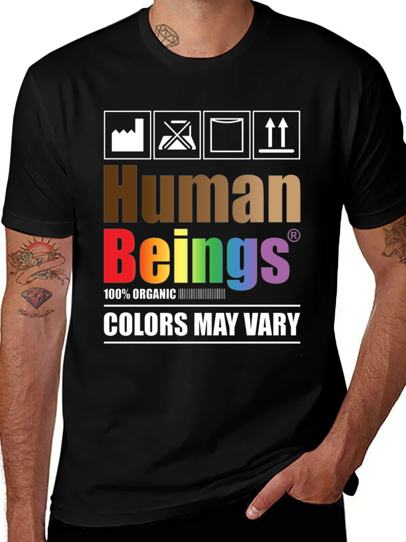 Human Beings 100% Organic Colors May Vary T-Shirt