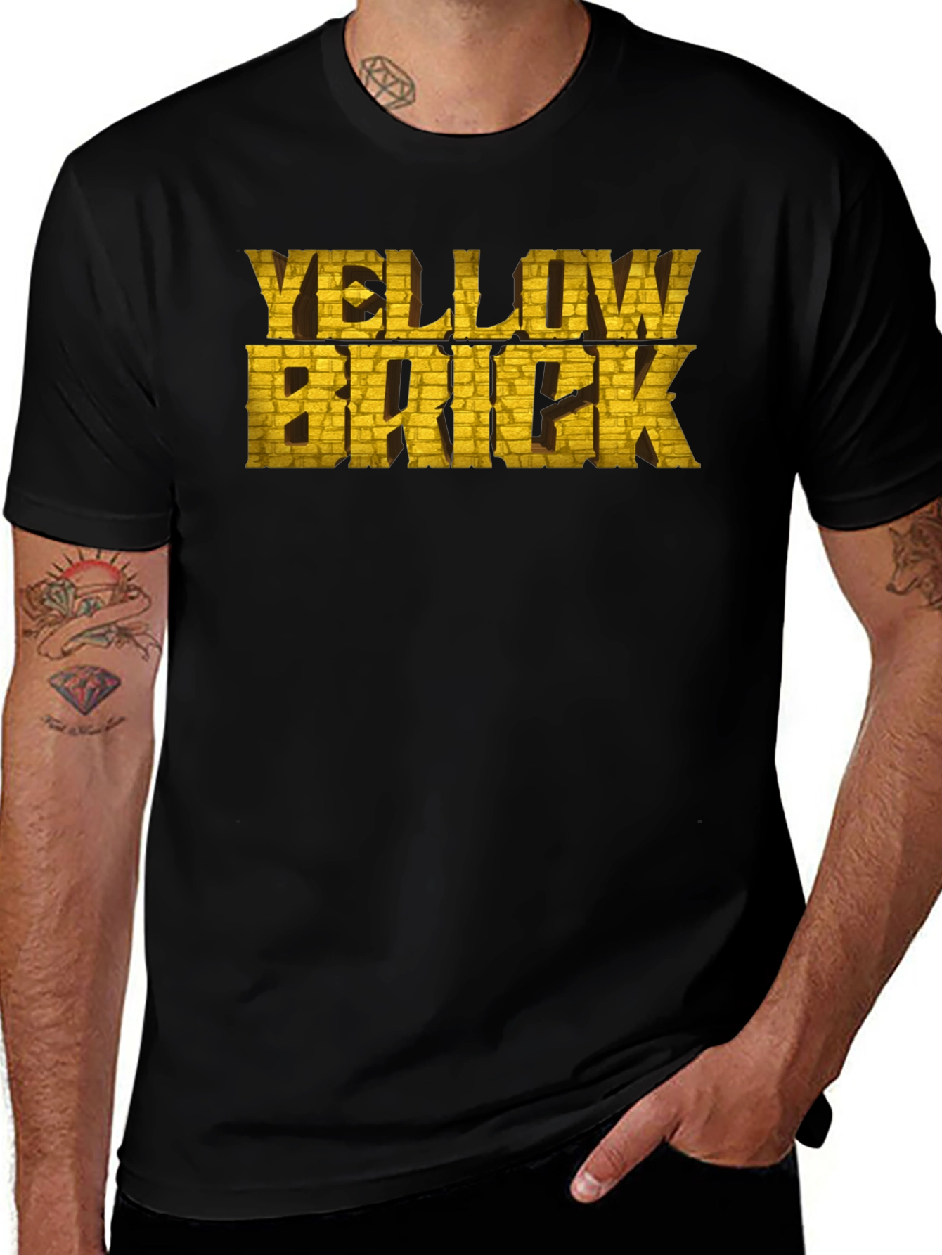 Variant 25 of Yellow Brick T-Shirt - Graphic Print