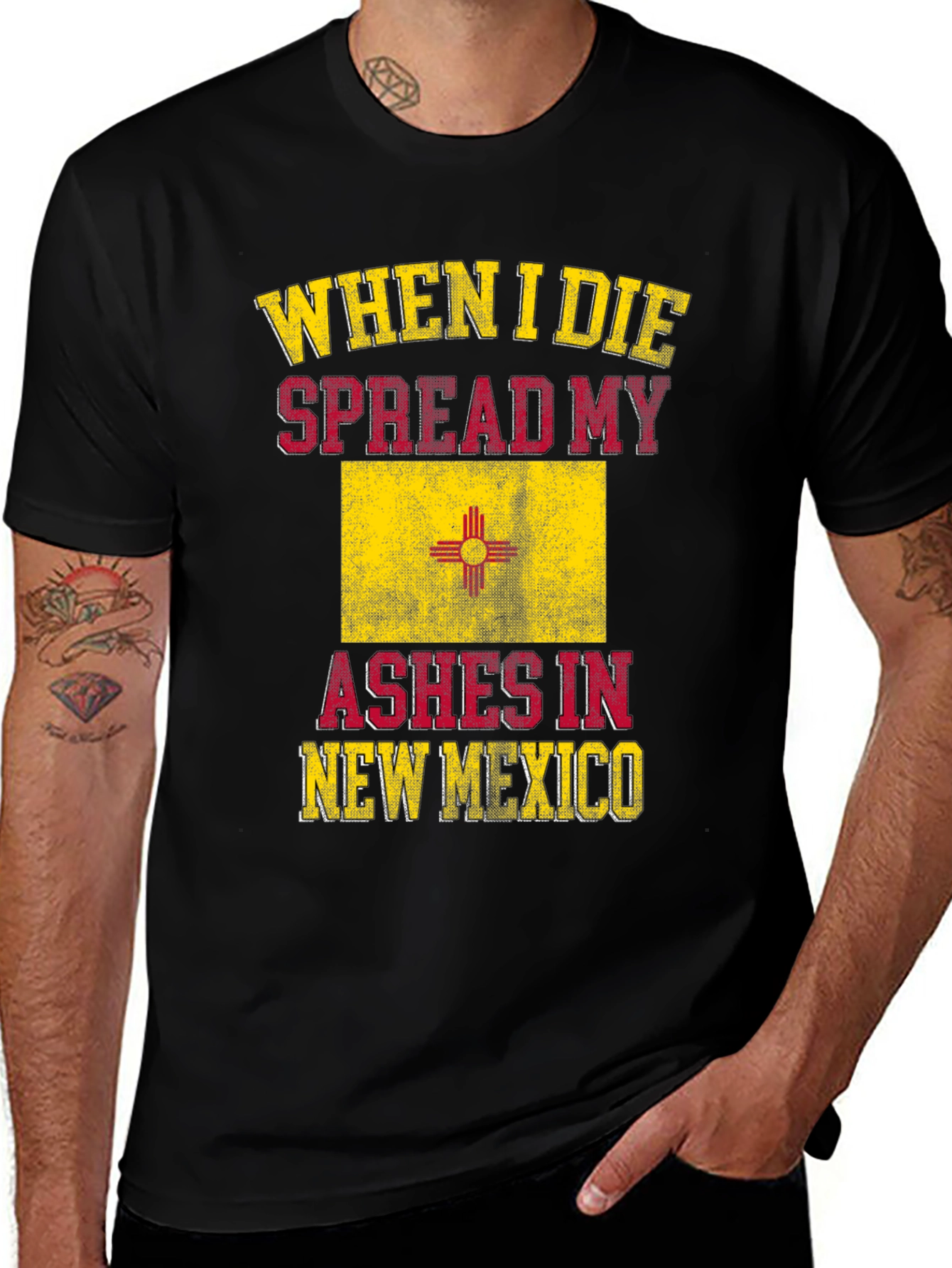Variant 29 of New Mexico Ashes T-Shirt