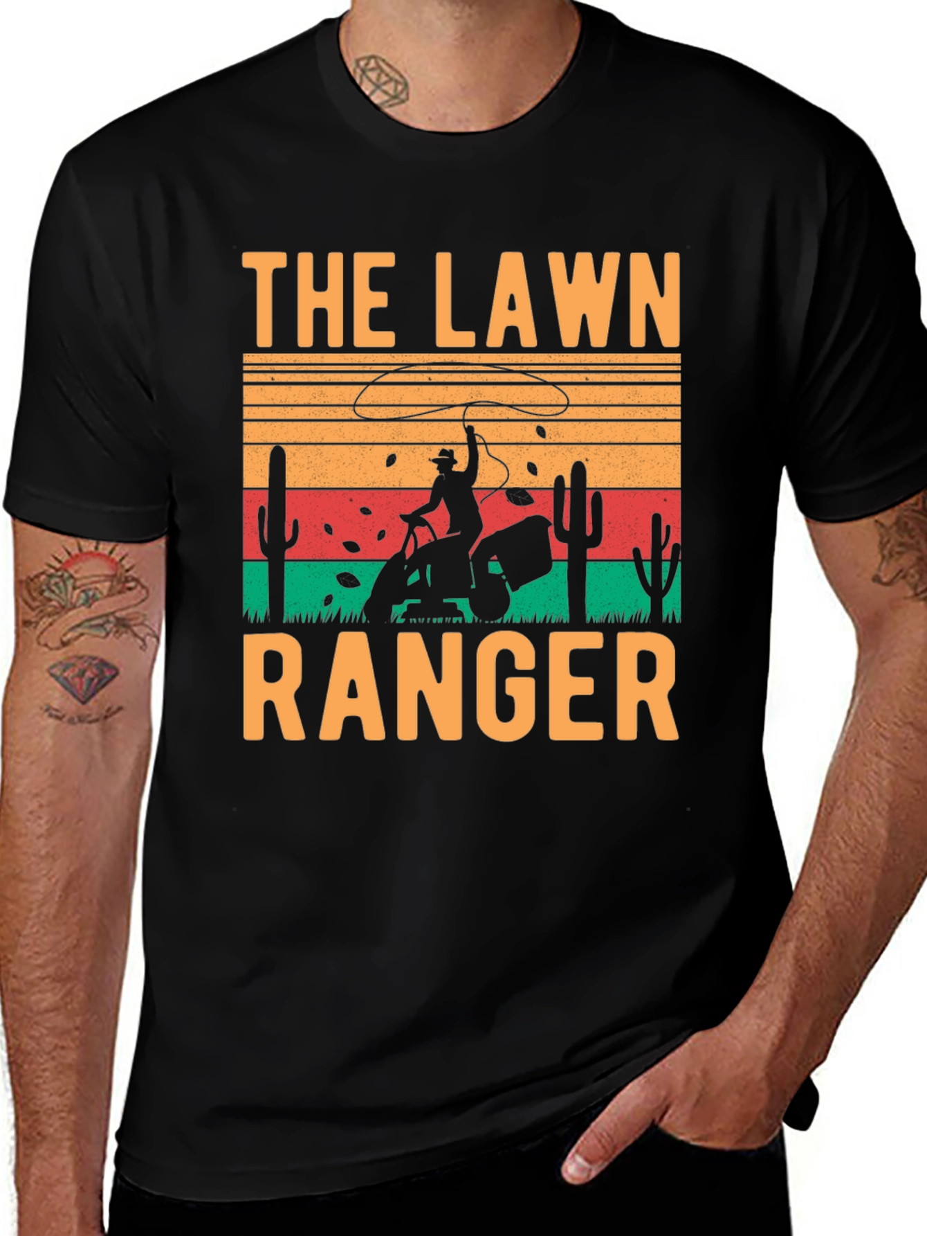 Variant 16 of The Lawn Ranger Graphic T-Shirt