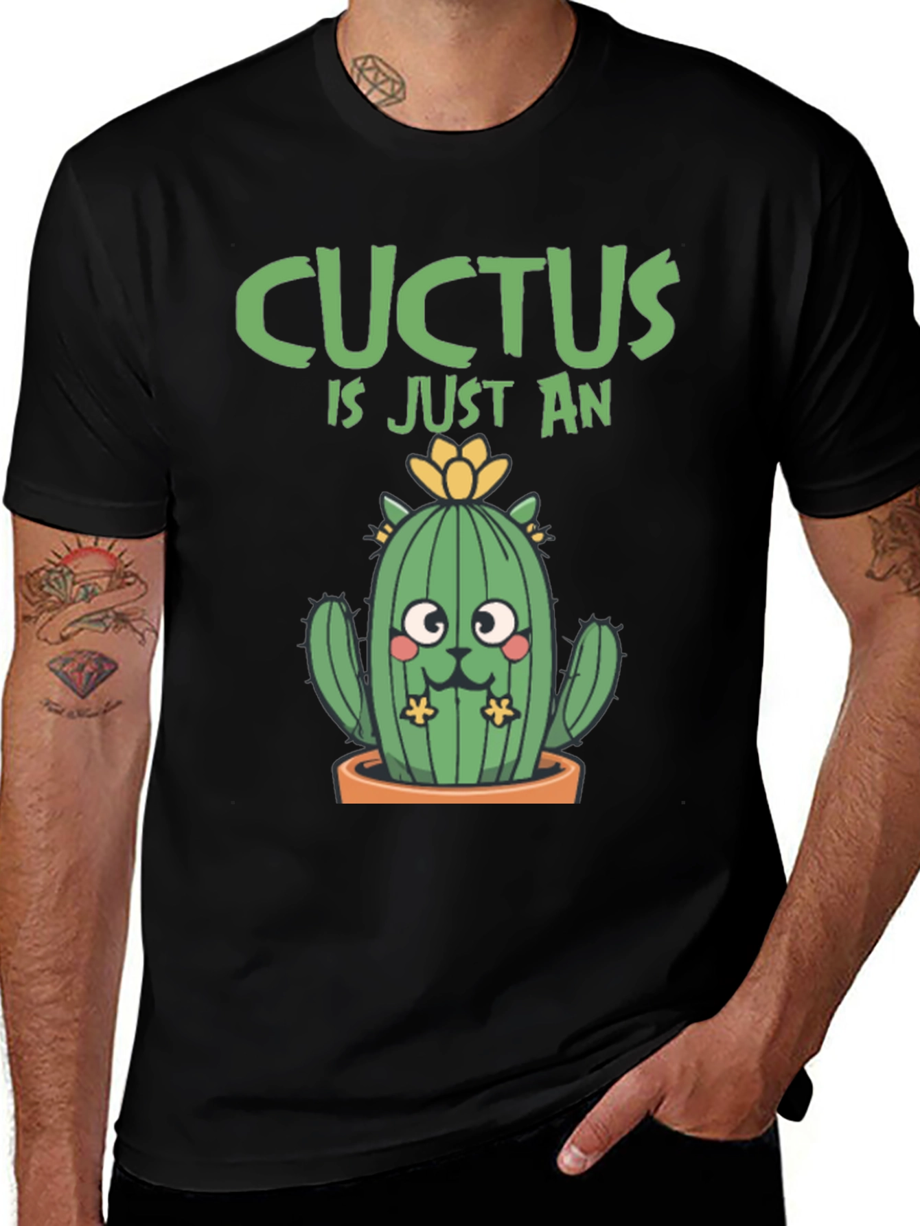 Variant 5 of Cute Cactus Pun T-Shirt