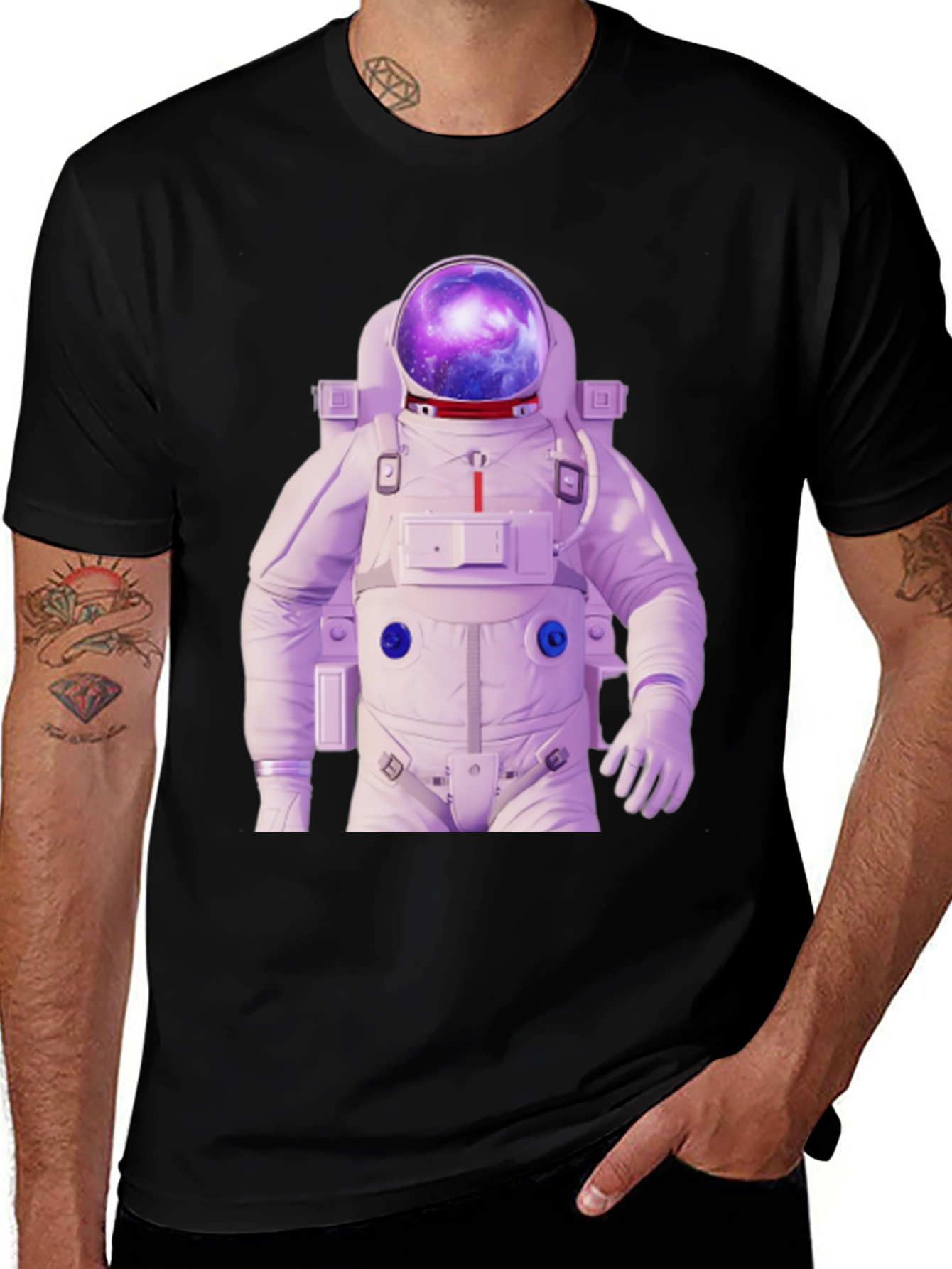 Variant 14 of Astronaut Galaxy Graphic Tee