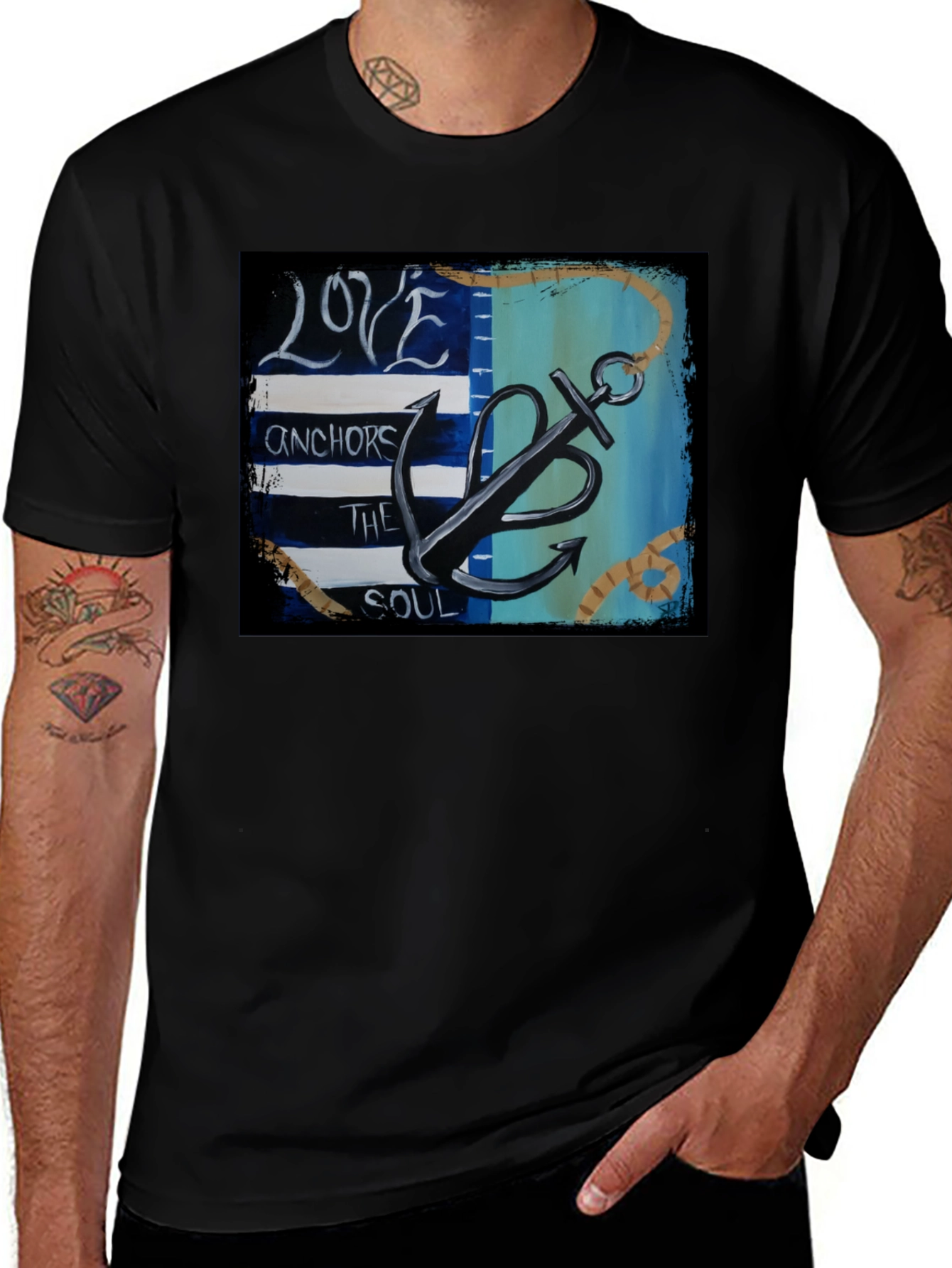 Variant 18 of Love Anchors the Soul Graphic T-Shirt
