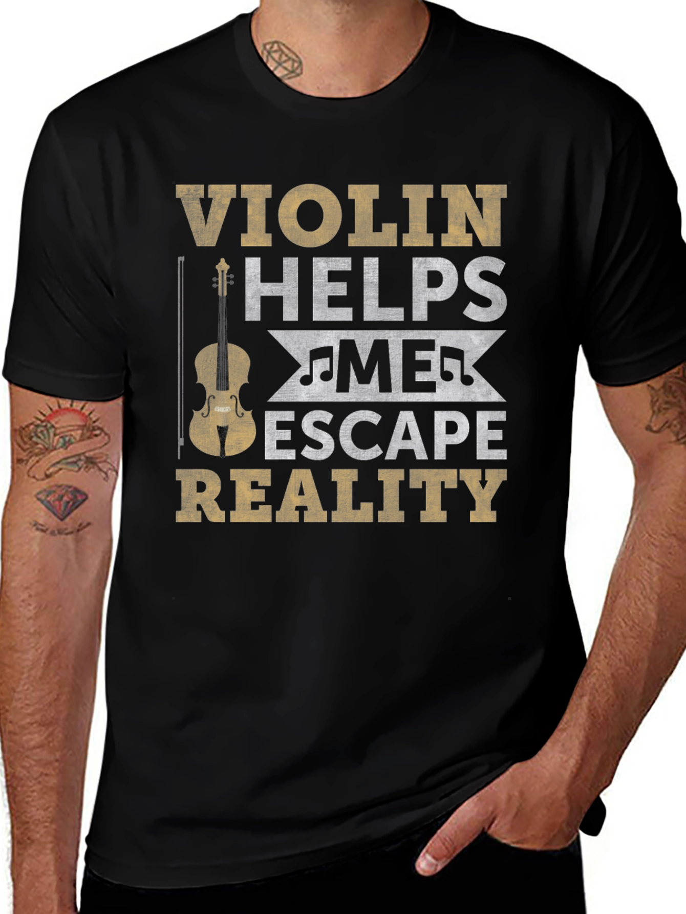 Variant 28 of Violin Escape Reality Graphic T-Shirt