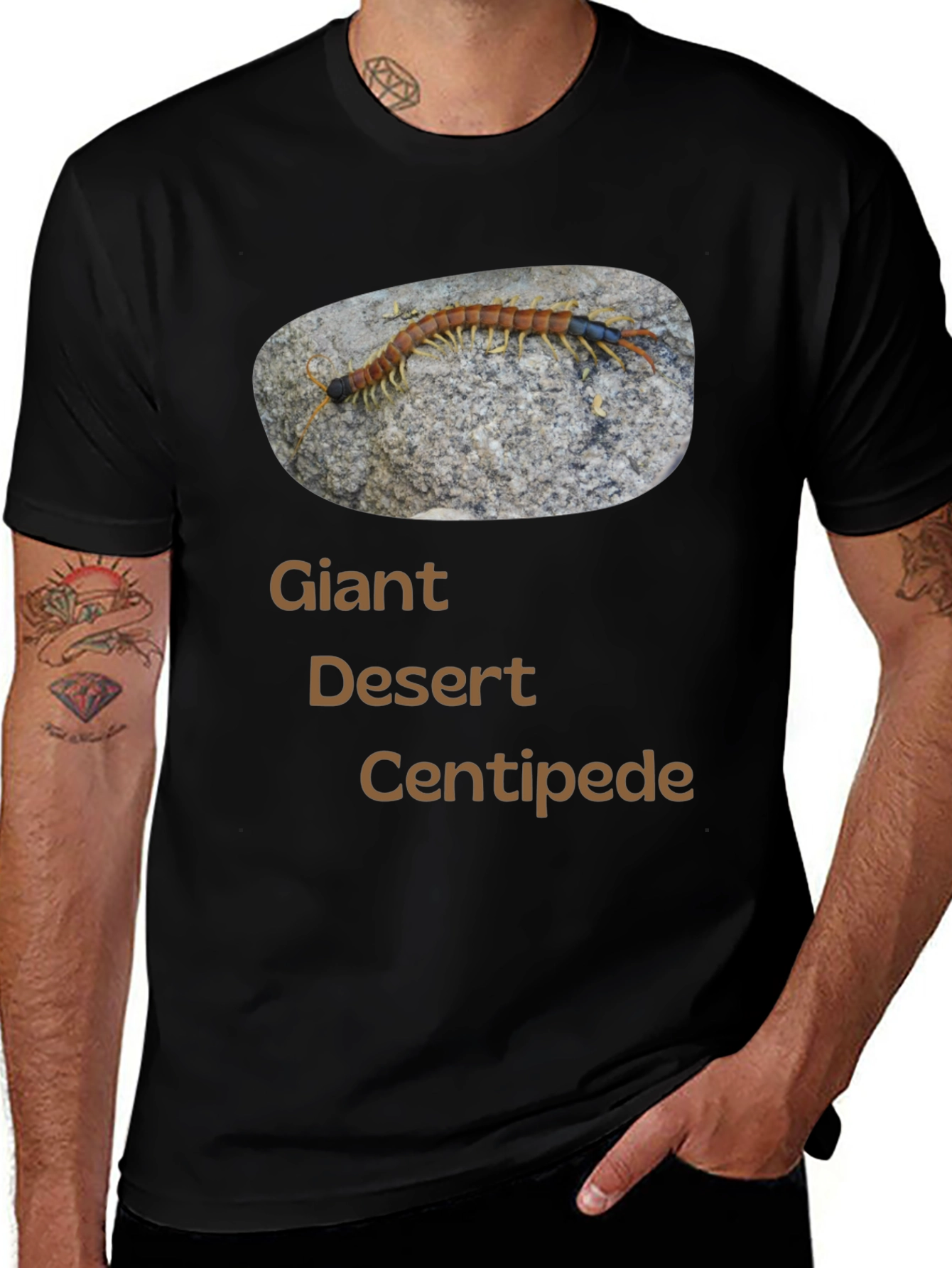 Variant 16 of Giant Desert Centipede Graphic T-Shirt