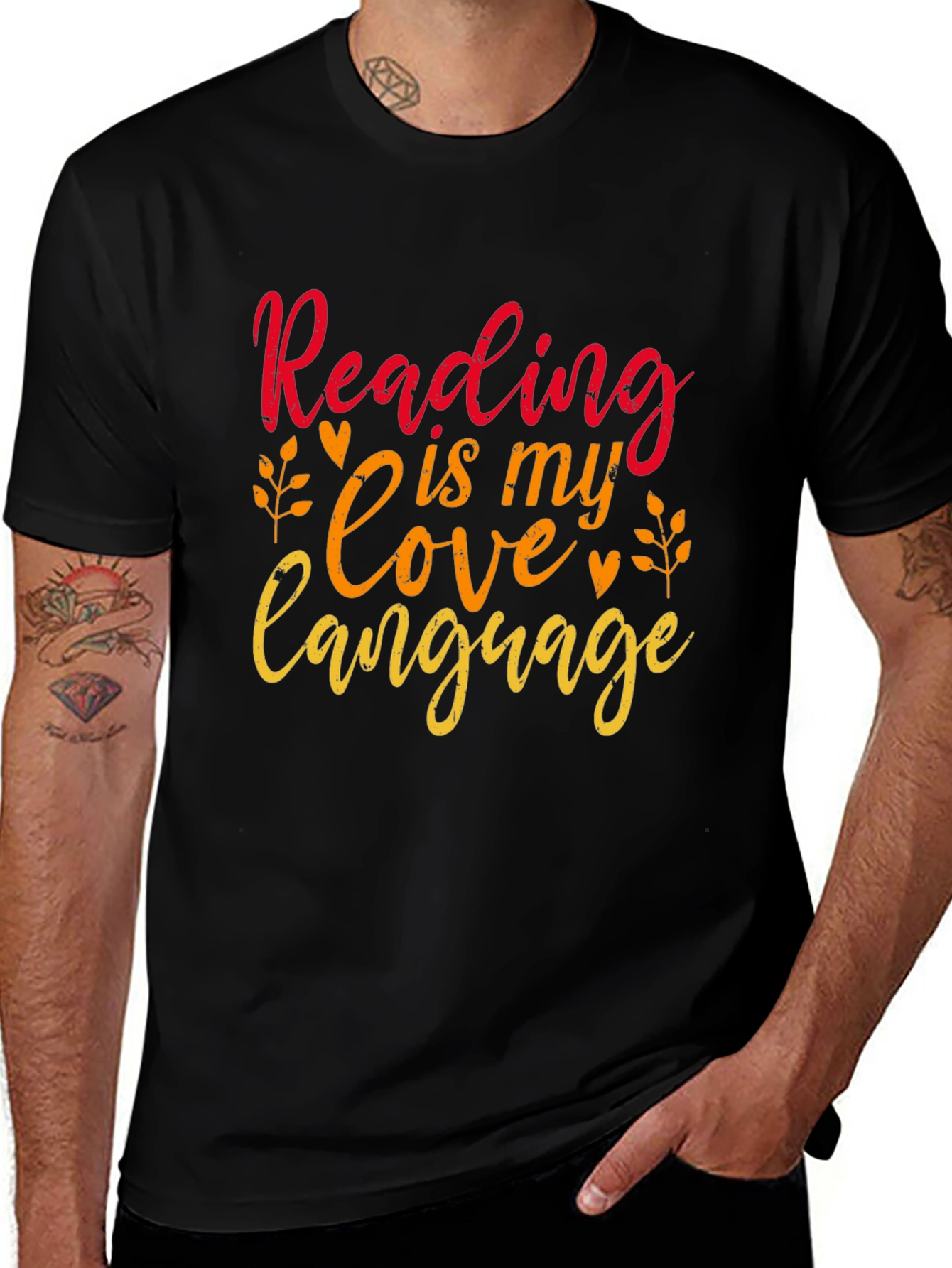Variant 23 of Reading is My Love Language T-Shirt