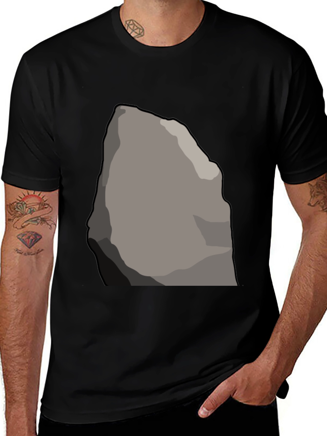 Variant 15 of Boulder Graphic Tee - Casual Black T-Shirt