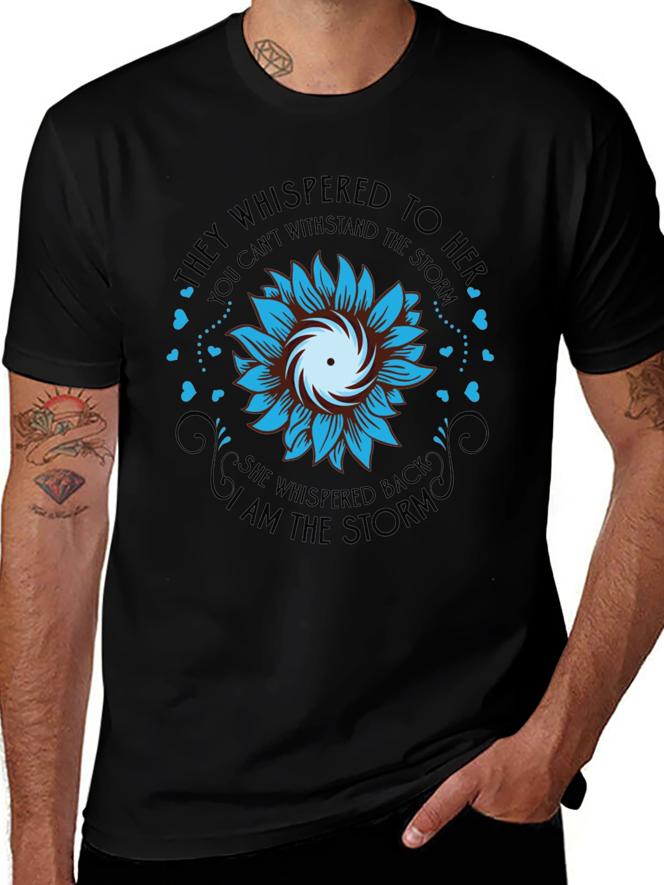 Variant 21 of Storm Sunflower Graphic T-Shirt