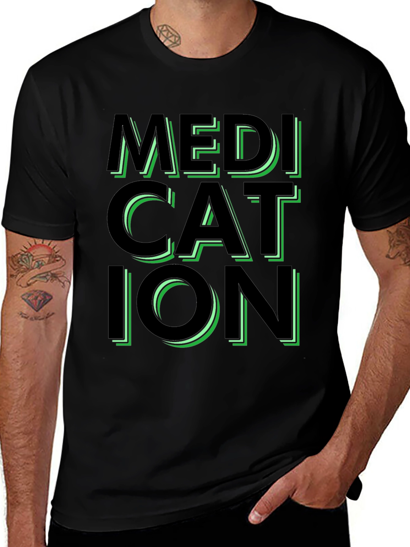 Variant 11 of Medication Graphic Tee - Trendy Statement Shirt