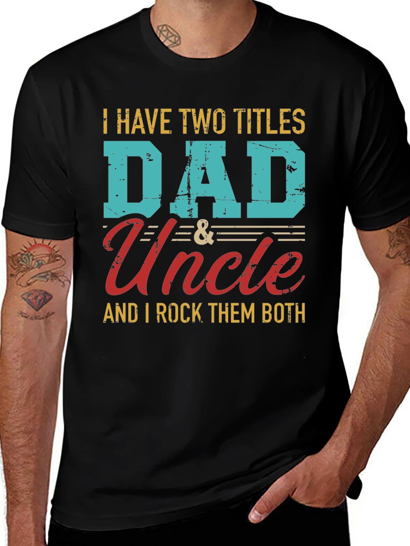 Variant 11 of Dad and Uncle T-Shirt